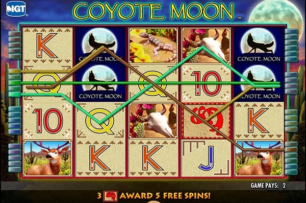 Free Casino Games Coyote Moon