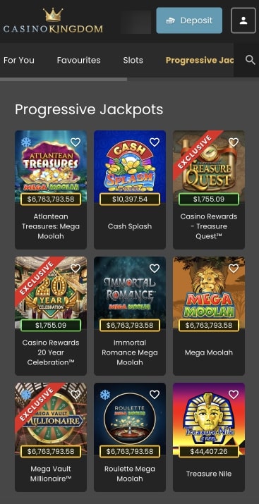 Casino Kingdom games