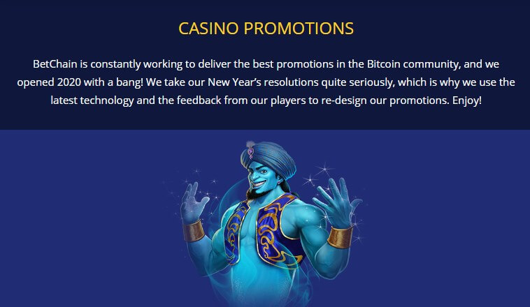 betchain promotions