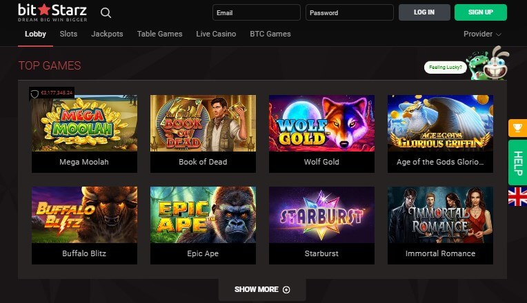 BitStarz online casino games