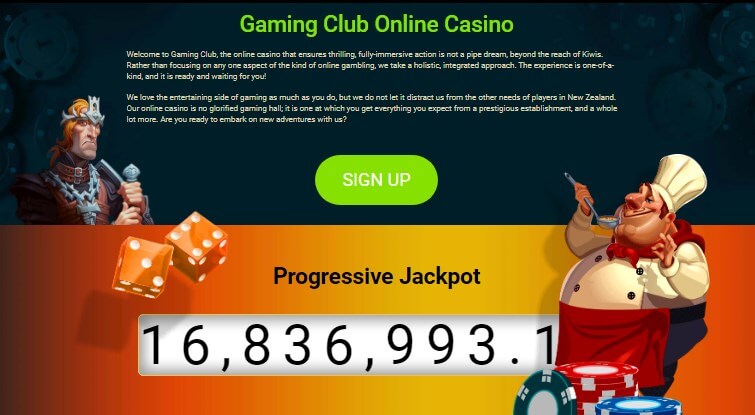 Gaming Club casino bonus