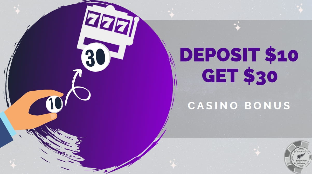 deposit 10 get 30 casino bonus