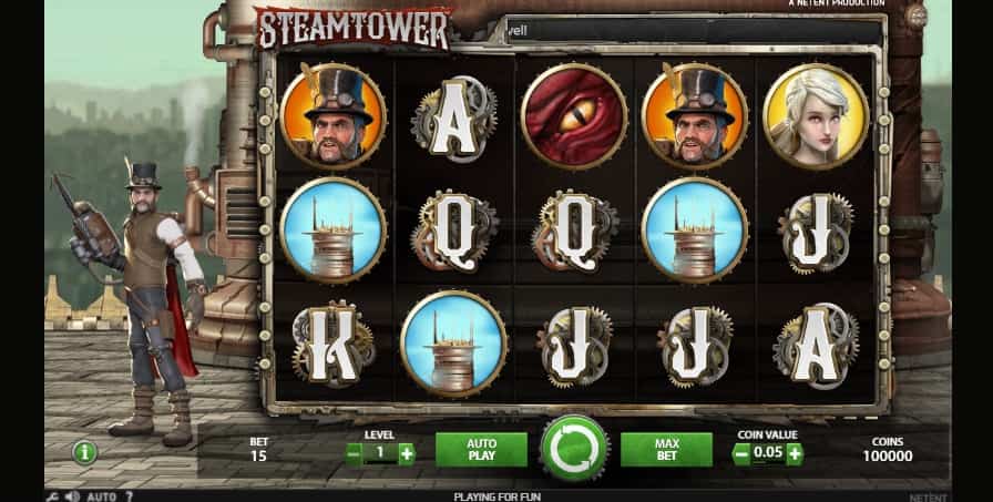 Steam Tower Online Pokie