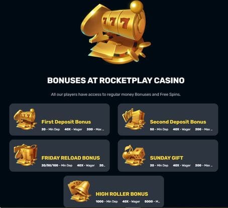 Rocket Play Casino promo