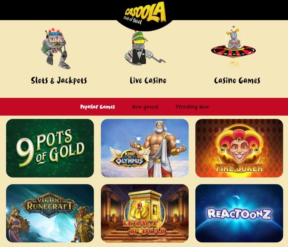 Casoola Casino Slots