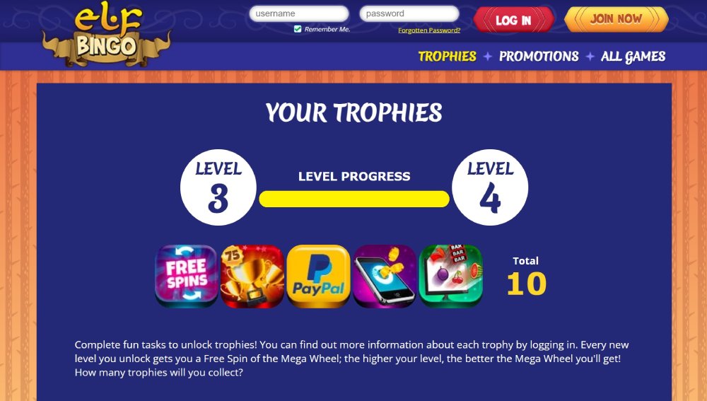 elf-bingo-casino-trophies